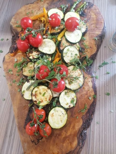 BBQ Grilled Vegetables with Mint and Lime